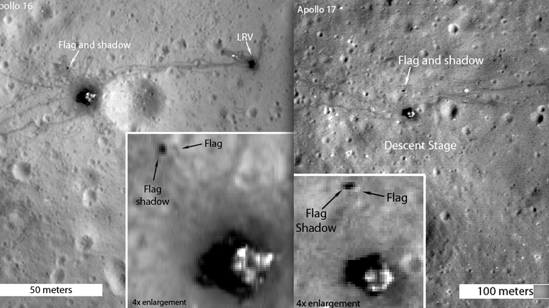 Illustration for article titled All the American Flags On the Moon Are Now White
